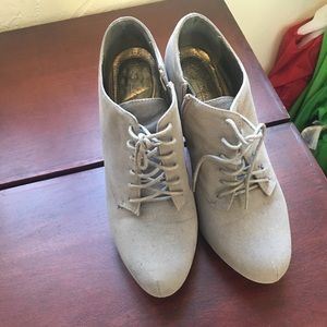 Suede Heeled Booties